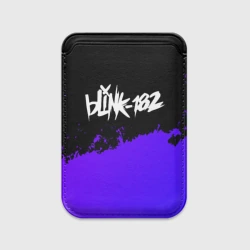 Картхолдер Magsafe магнитный Blink 182 Purple Grunge