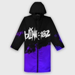 Мужской дождевик 3D Blink 182 Purple Grunge