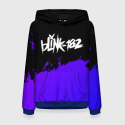 Женская толстовка 3D Blink 182 Purple Grunge