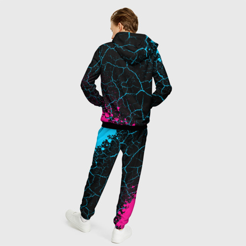 Мужской костюм 3D In Flames Neon Gradient - фото 4