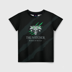 Детская футболка 3D The Witcher School of the Cat