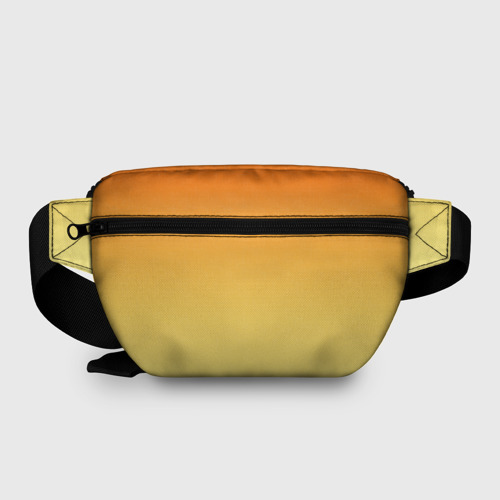 Поясная сумка 3D Оранжевый, желтый градиент - фото 2
