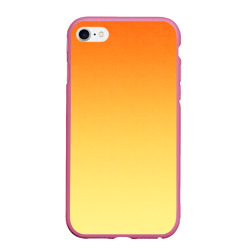 Чехол для iPhone 6/6S матовый Оранжевый, желтый градиент