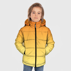 Зимняя куртка для мальчиков 3D Оранжевый, желтый градиент - фото 2