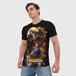 Мужская футболка 3D Castlevania - Leon & Alucard - фото 2