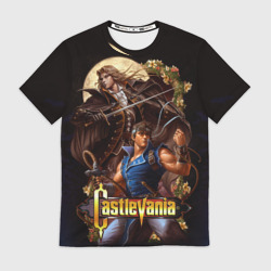 Мужская футболка 3D Castlevania - Leon & Alucard