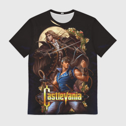 Мужская футболка 3D Castlevania - Leon & Alucard