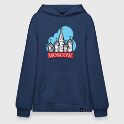 Худи SuperOversize хлопок Моя Москва