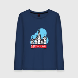 Женский лонгслив хлопок Моя Москва