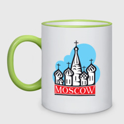 Кружка двухцветная Моя Москва