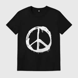 Мужская футболка хлопок Pacific symbol white