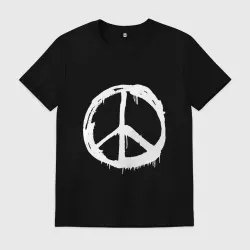 Мужская футболка хлопок Pacific symbol white