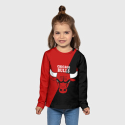 Детский лонгслив 3D Chicago Bulls NBA - фото 2