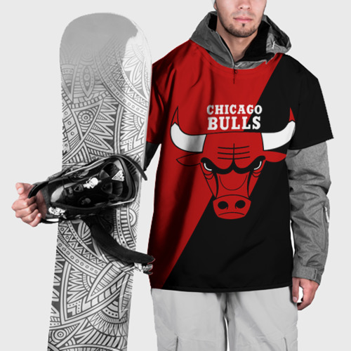 Накидка на куртку 3D Chicago Bulls NBA, цвет 3D печать