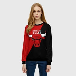 Женский свитшот 3D Chicago Bulls NBA - фото 2