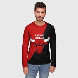 Мужской лонгслив 3D Chicago Bulls NBA - фото 2
