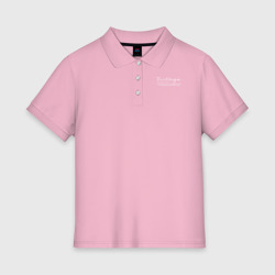 Женское поло хлопок Винтажная классика 1984