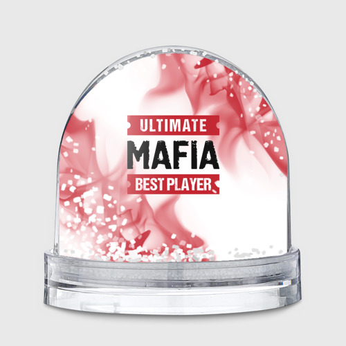 Игрушка Снежный шар Mafia: красные таблички Best Player и Ultimate