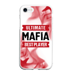 Чехол для iPhone 7/8 матовый Mafia: красные таблички Best Player и Ultimate