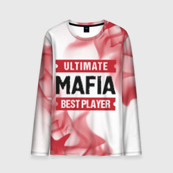 Мужской лонгслив 3D Mafia: красные таблички Best Player и Ultimate