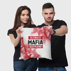 Подушка 3D Mafia: красные таблички Best Player и Ultimate - фото 2
