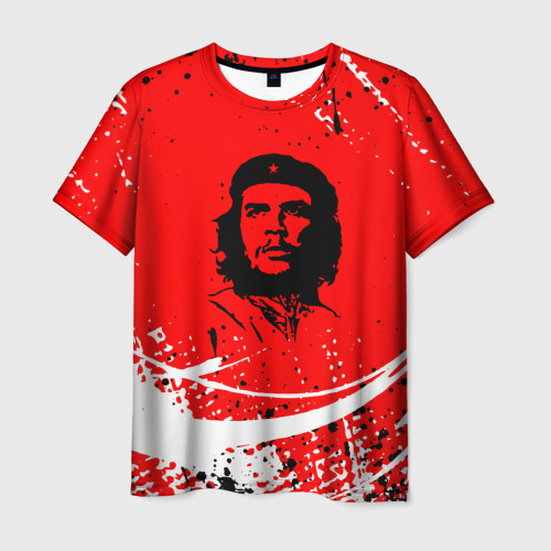 Мужская футболка 3D CHE GUEVARA - КРАСКА, цвет 3D печать