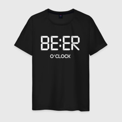 Мужская футболка хлопок Beer o'clock 