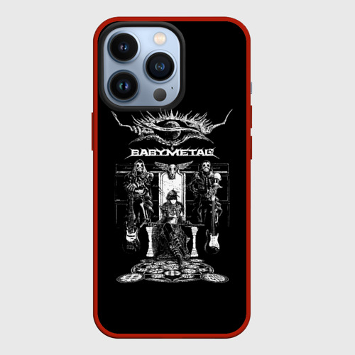 Чехол для iPhone 13 Pro Babymetal/ Throne, цвет красный