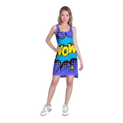 Платье-майка 3D POP ART - стрикеры (WOW/WTF) - фото 2