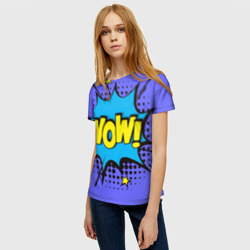 Женская футболка 3D POP ART - стрикеры (WOW/WTF) - фото 2