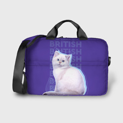 Сумка для ноутбука 3D Котенок британской кошки