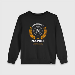 Детский свитшот хлопок Лого Napoli и надпись Legendary Football Club