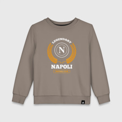 Детский свитшот хлопок Лого Napoli и надпись Legendary Football Club