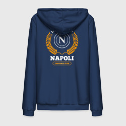 Мужская толстовка на молнии хлопок Лого Napoli и надпись Legendary Football Club