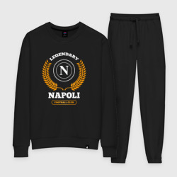 Женский костюм хлопок Лого Napoli и надпись Legendary Football Club