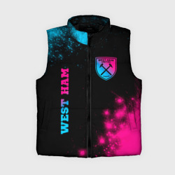 Женский жилет утепленный 3D West Ham Neon Gradient