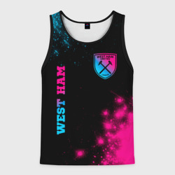 Мужская майка 3D West Ham Neon Gradient