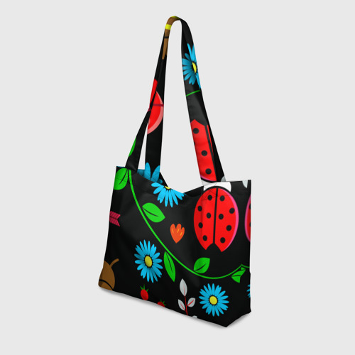 Пляжная сумка 3D Цветы - микро - фото 3