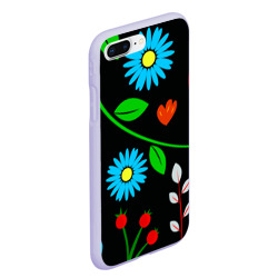 Чехол для iPhone 7Plus/8 Plus матовый Цветы - микро - фото 2