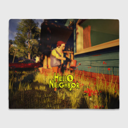 Плед 3D Hello Neighbor Привет сосед поливает