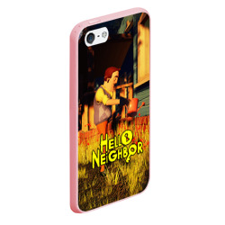 Чехол для iPhone 5/5S матовый Hello Neighbor Привет сосед поливает - фото 2