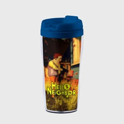 Термокружка-непроливайка Hello Neighbor Привет сосед поливает