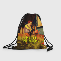 Рюкзак-мешок 3D Hello Neighbor Привет сосед поливает