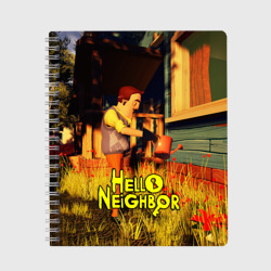 Тетрадь Hello Neighbor Привет сосед поливает