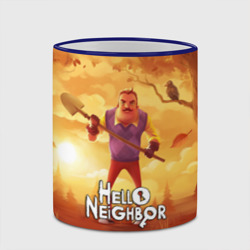 Кружка с полной запечаткой Hello Neighbor Привет сосед с лопатой - фото 2