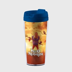 Термокружка-непроливайка Hello Neighbor Привет сосед с лопатой