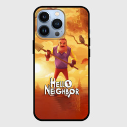 Чехол для iPhone 13 Pro Hello Neighbor Привет сосед с лопатой