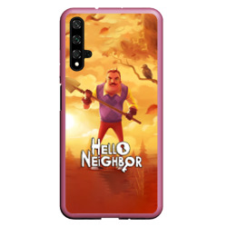 Чехол для Honor 20 Hello Neighbor Привет сосед с лопатой