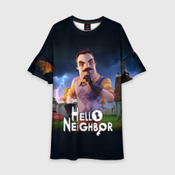 Детское платье 3D Hello Neighbor игра Привет сосед