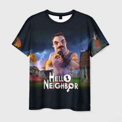 Мужская футболка 3D Hello Neighbor игра Привет сосед